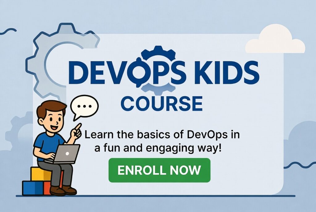 DevOps course for kids.