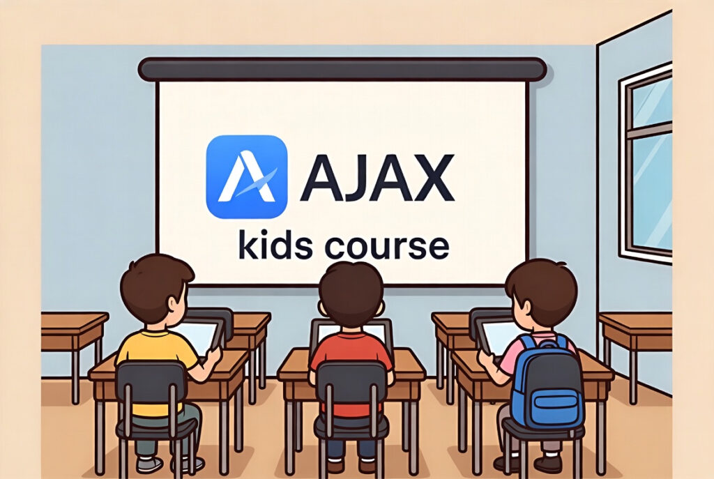 AJAX course for kids.