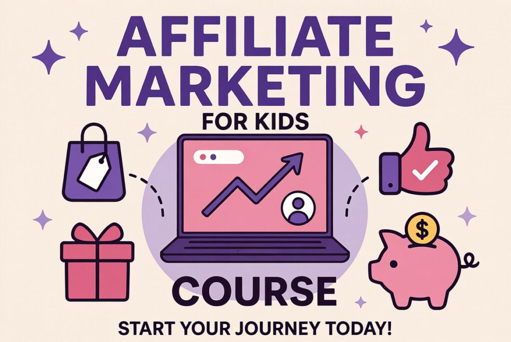 Affiliate Marketing course for kids.