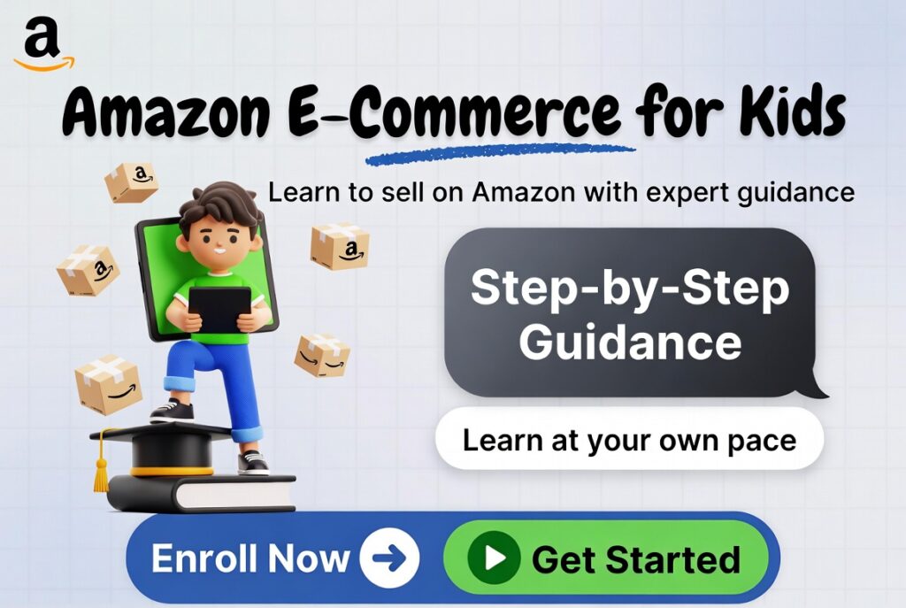 Amazon e commerce course for kids.