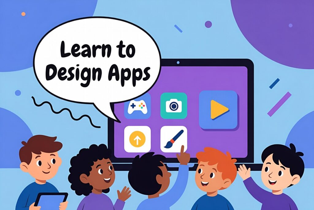 App Designing course for kids.