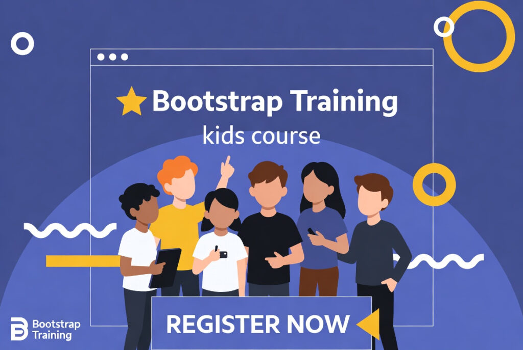 Bootstrap Training course for kids.