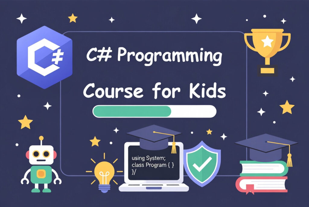 C Sharp Programming course for kids.