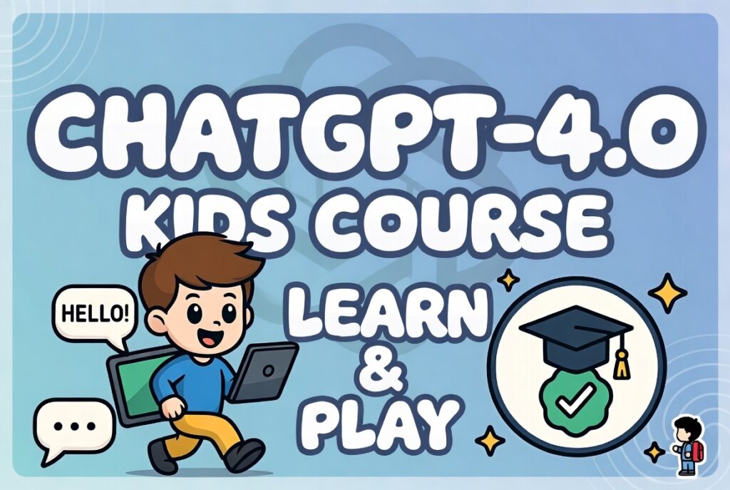 CHATGPT-4.0 course for kids.