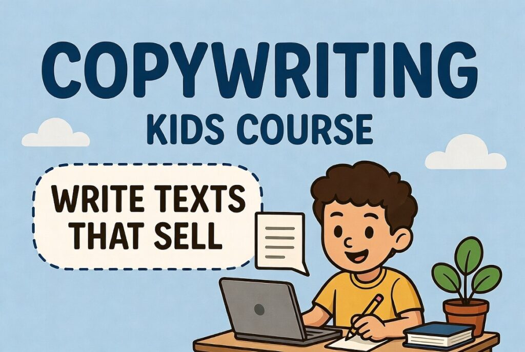 Copywriting course for kids.