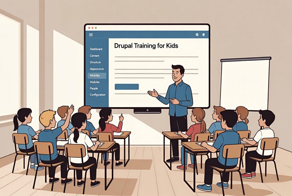 Drupal Training course for kids.