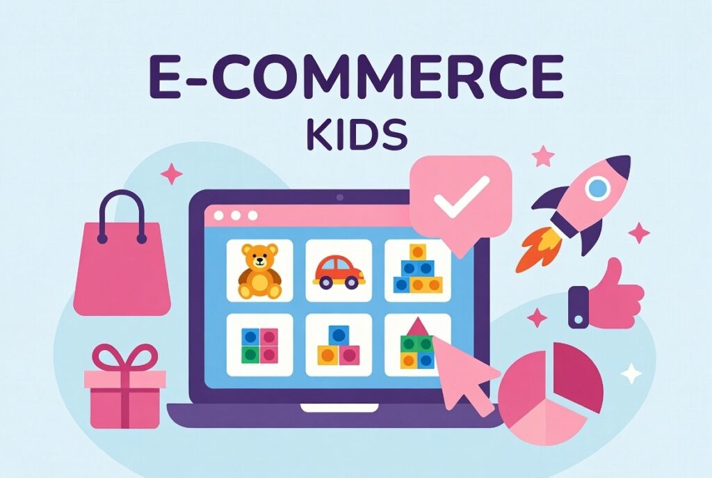 E Commerce course for kids.