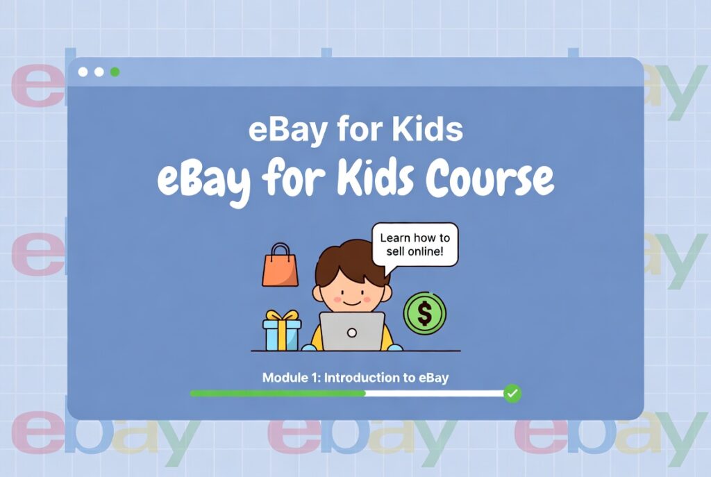 eBay E Commerce course for kids.