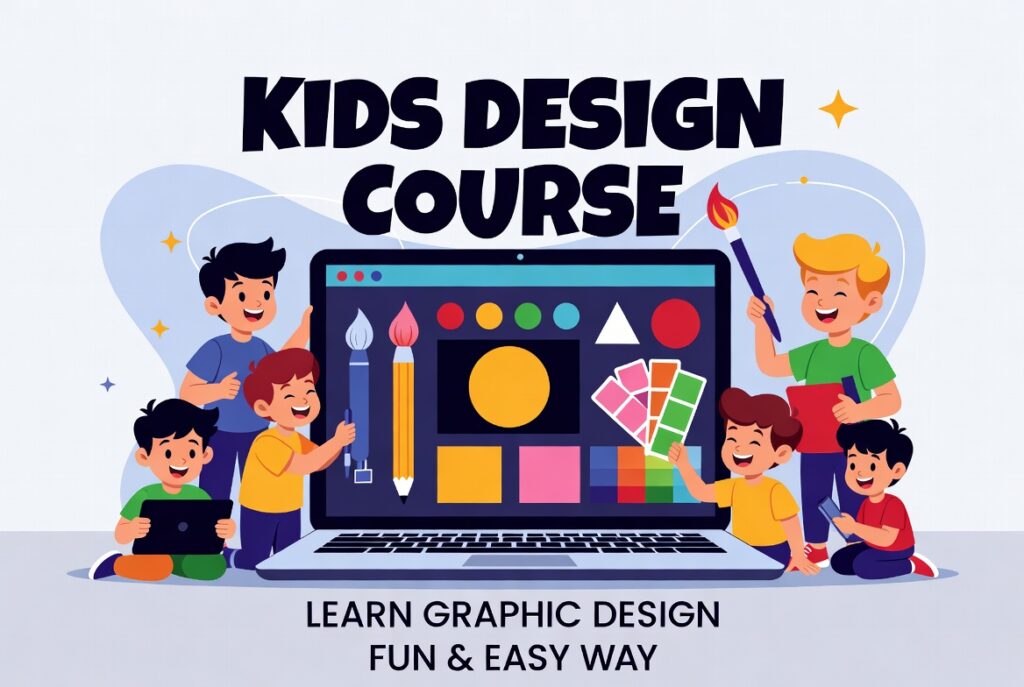 Graphic Designing course for kids.