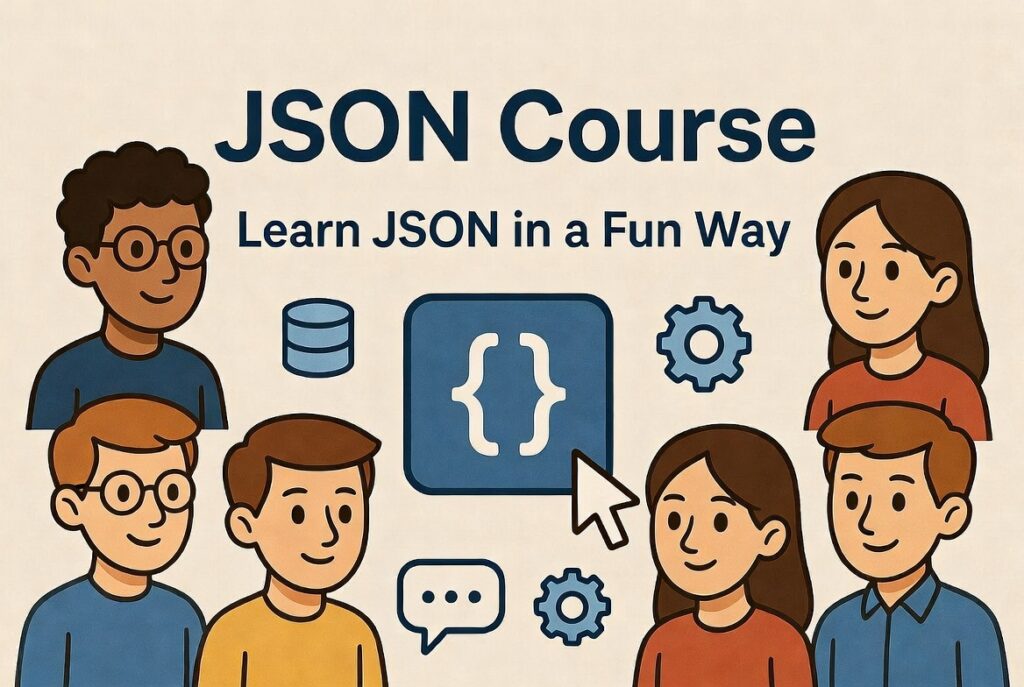 JSON course for kids.