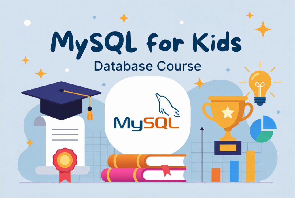 MYSQL course for kids.