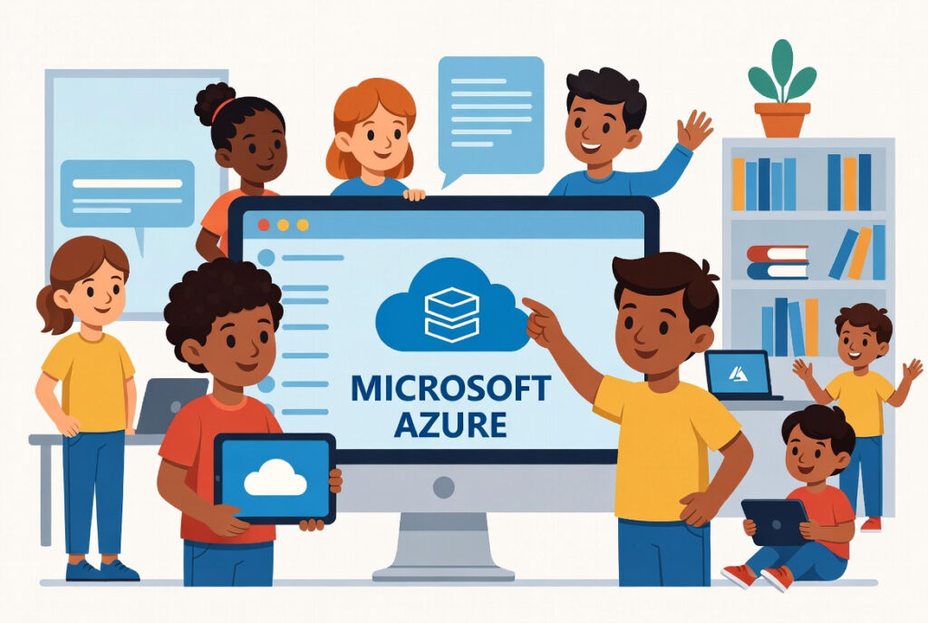 Microsoft Azure course for kids.