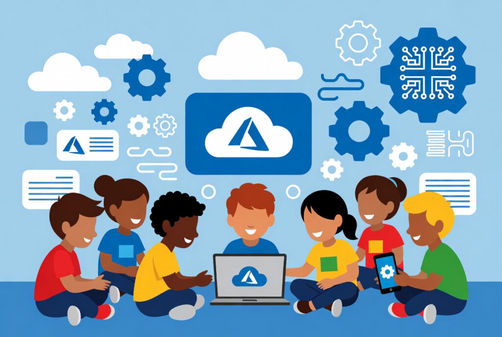 Microsoft Azure course for kids.