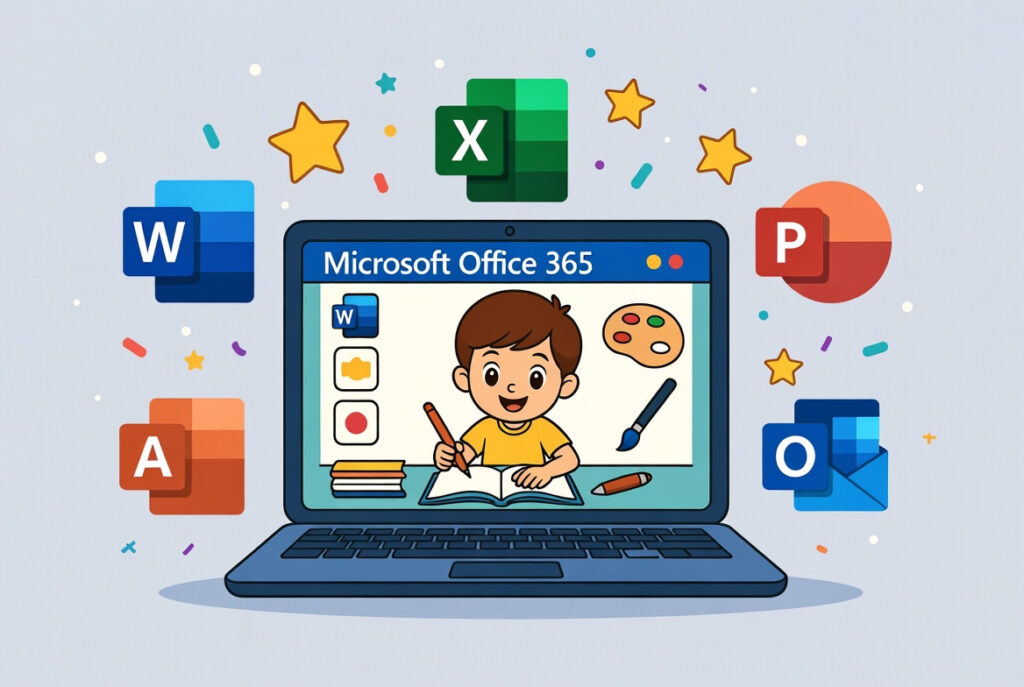 Microsoft Office 365 course for kids.