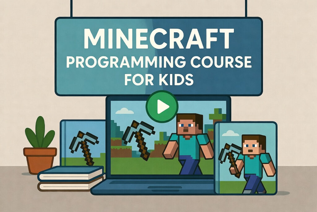 Minecraft Programming course for kids.