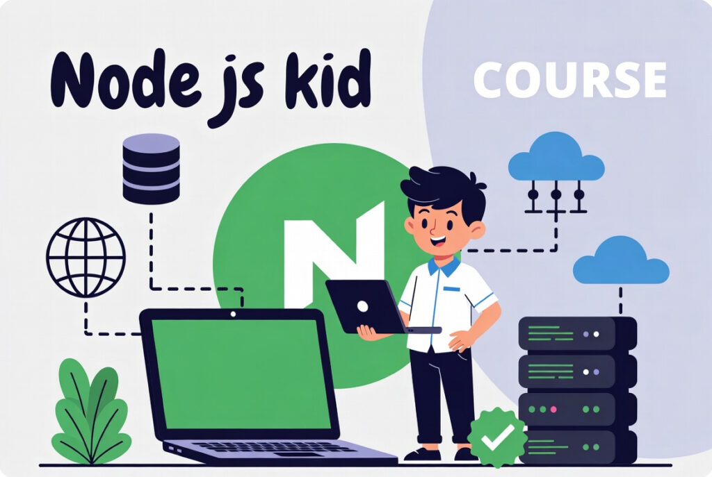 Node.js course for kids.