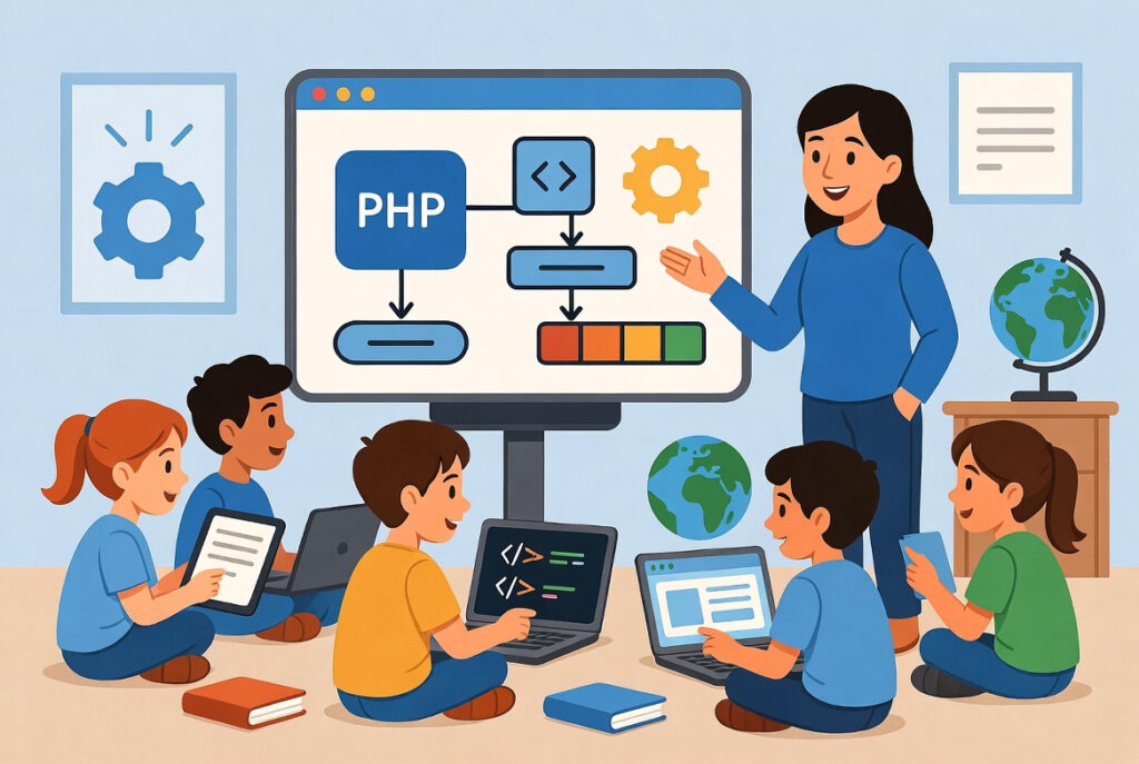 PHP Training course for kids.