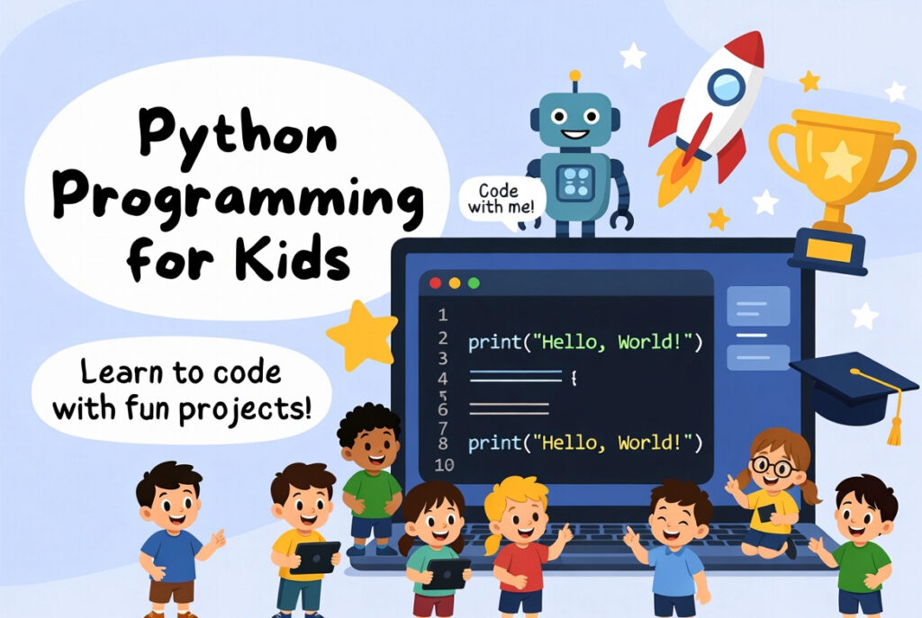 Python Programming course for kids.