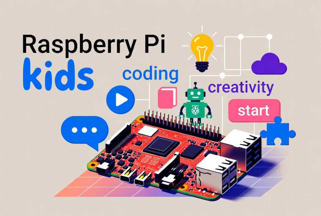 Raspberry Pi course for kids.