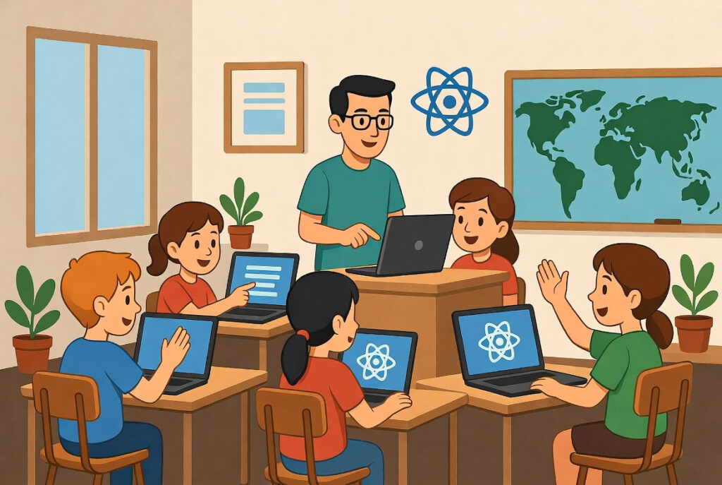 React Native Training course for kids.