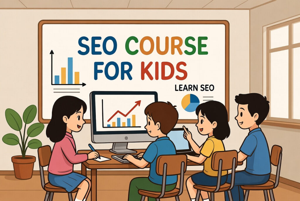 SEO course for kids.