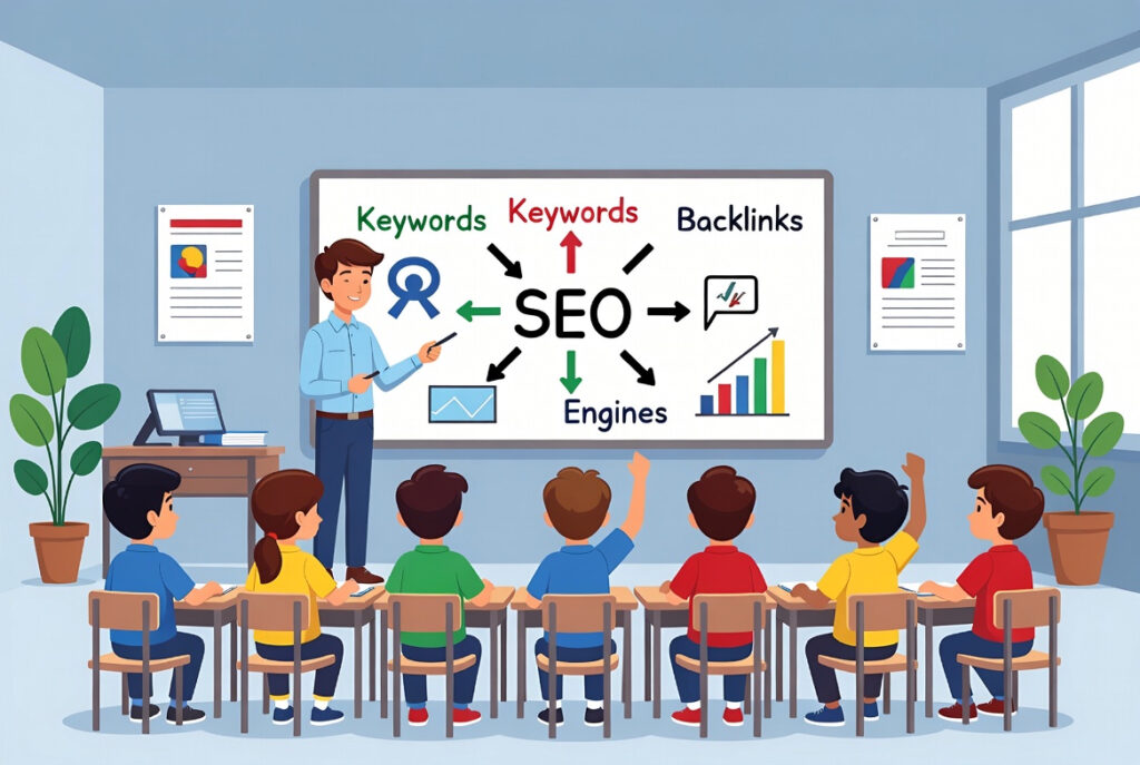 SEO course for kids.