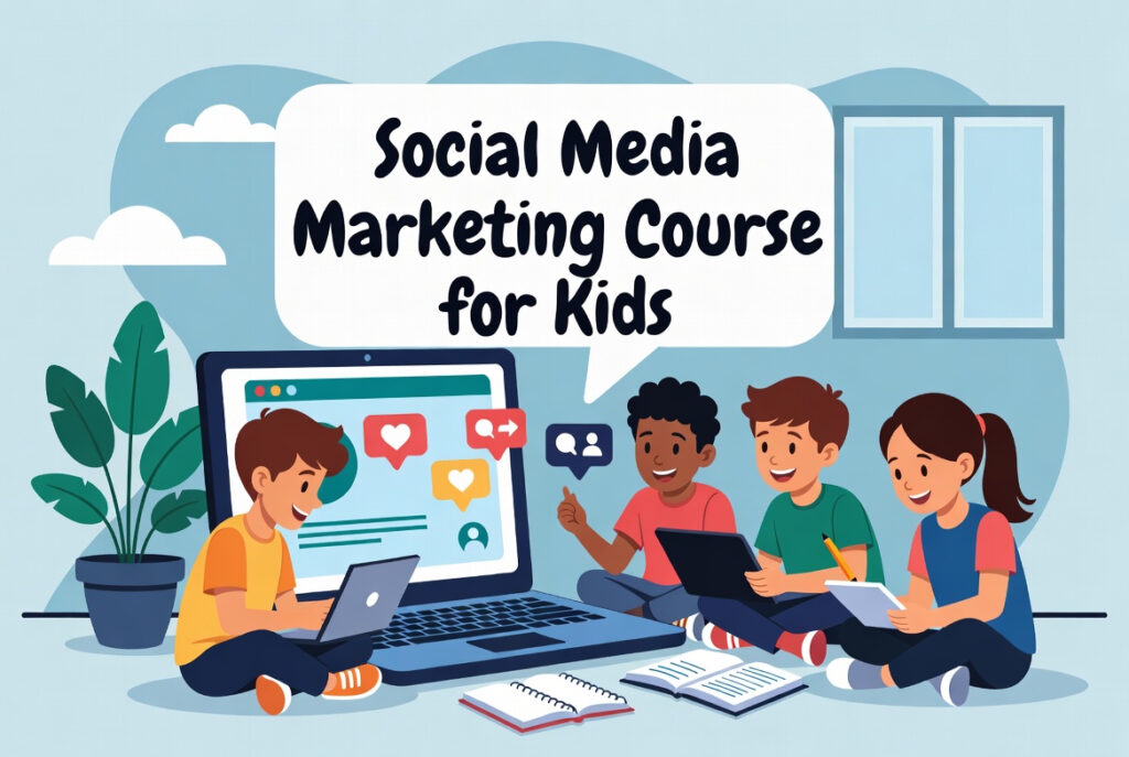 Social Media Marketing course for kids.