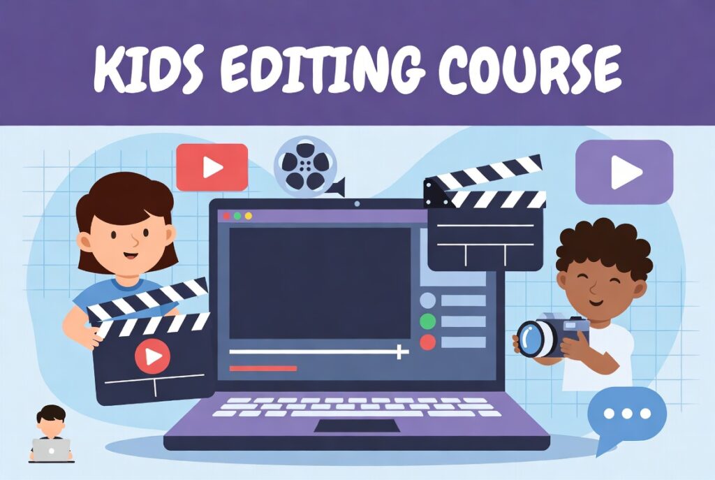 Video Editing course for kids.