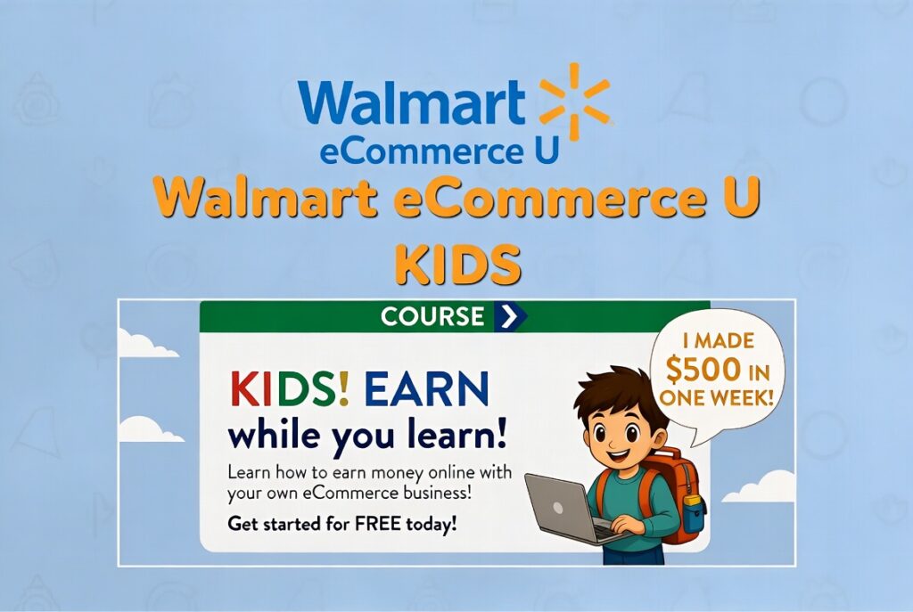 WALMART course for kids.