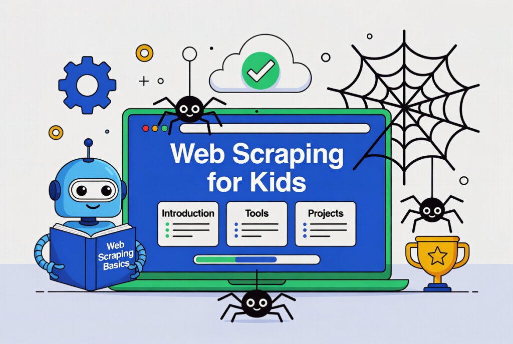 Web Scraping course for kids.