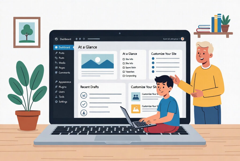 Word Press Development course for kids.